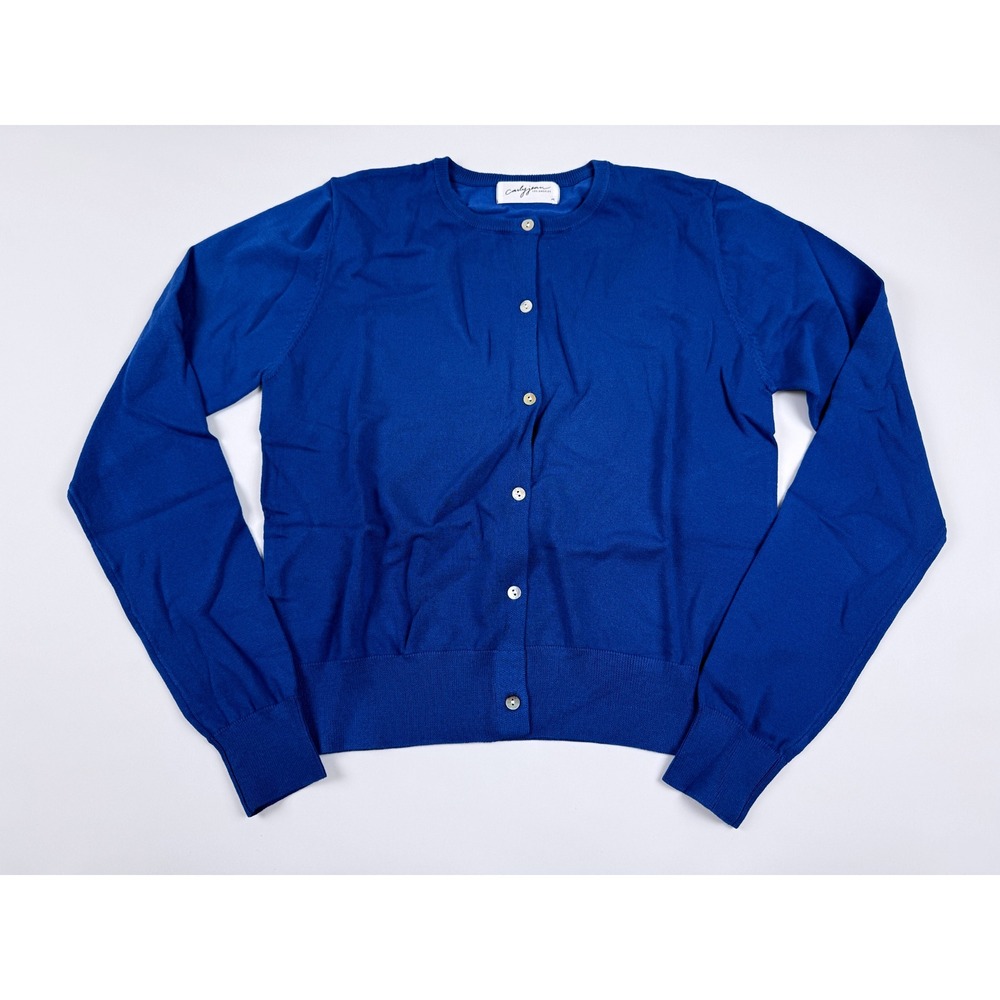 Carly Jean Los Angeles Carrie Cardigan Blue‎ Size Medium New With Tags